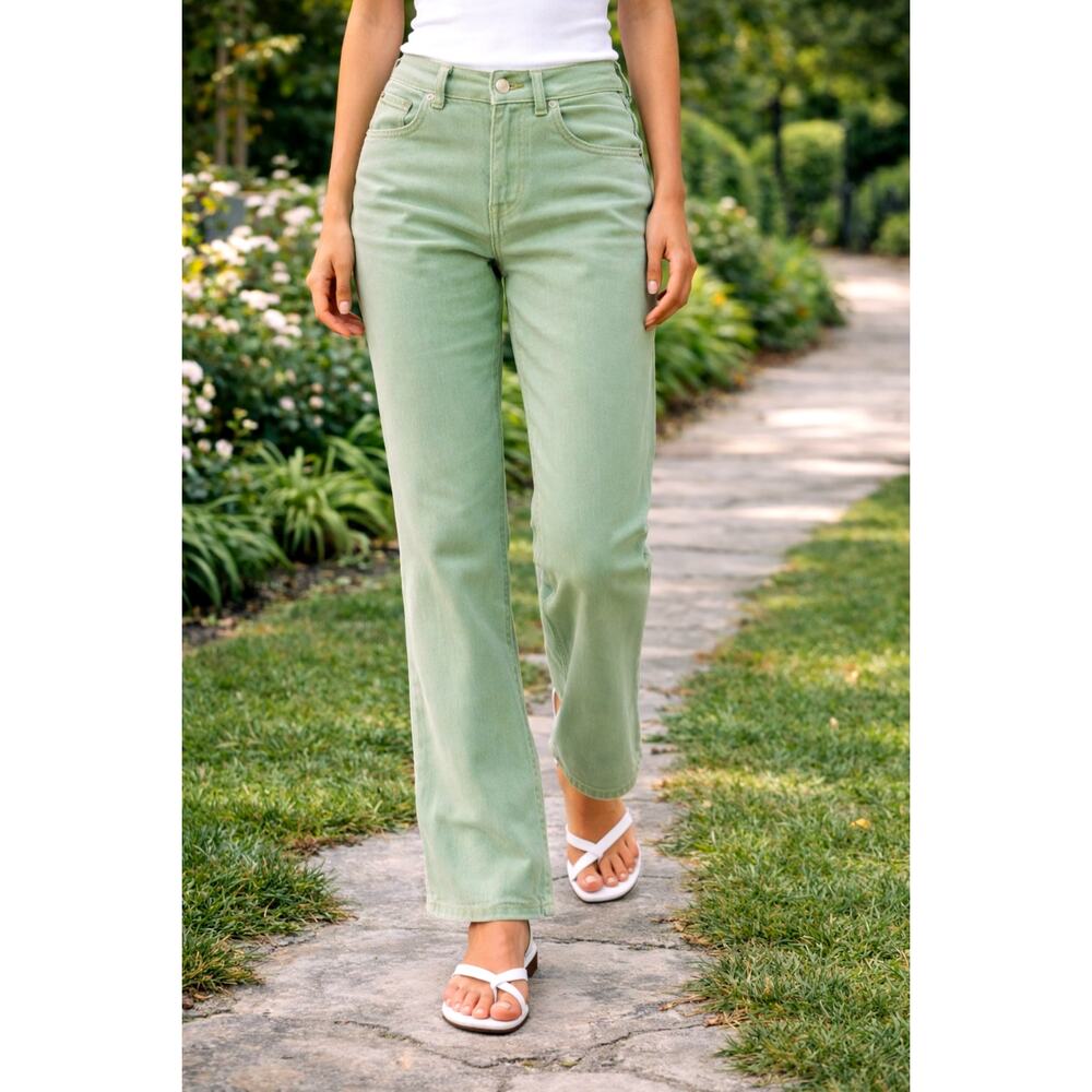 Free People Levi's 501 '90s Jeans - Green - size 30